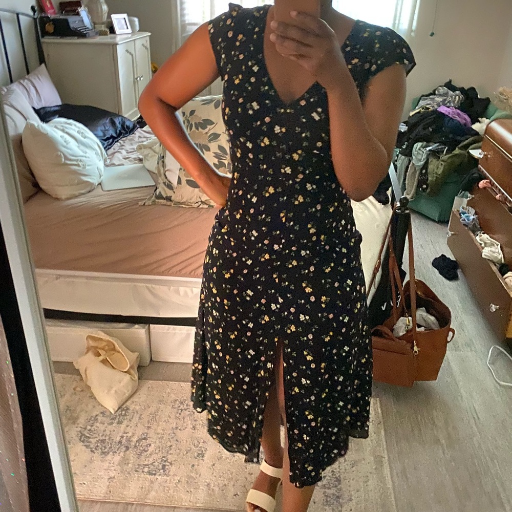 Reformation Wellfleet Midi Dress in Venezia Floral